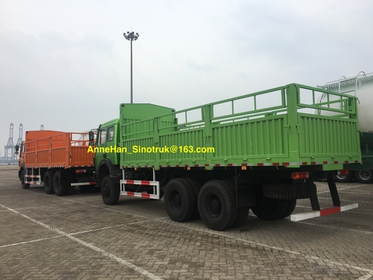 2638 veículo com rodas do caminhão 6x4 dez do transporte de carga de Beiben do poder 380hp resistente