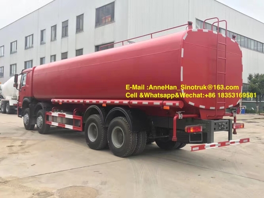 Caminhão 25-35CBM 8X4 da água de Sinotruk para ajardinar levando da água de Sinotruk Howo
