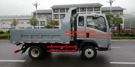 caminhão leve do stander novo da emissão de Sinotruk Homan 4x2 6tires Euro3 do caminhão basculante 5T