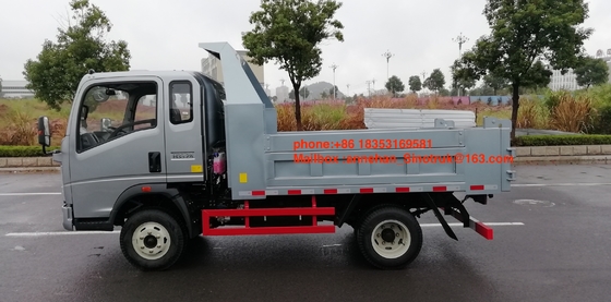 caminhão leve do stander novo da emissão de Sinotruk Homan 4x2 6tires Euro3 do caminhão basculante 5T