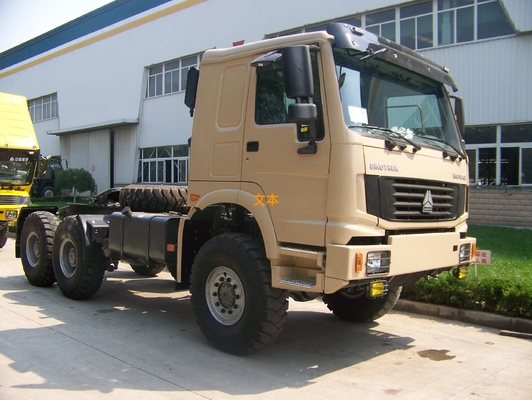 emissão Stander 371hp do caminhão Euro2 do trator de 6x6 Sinotruk Howo7 para a capacidade do reboque 50T