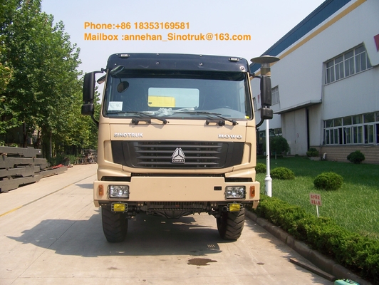 emissão Stander 371hp do caminhão Euro2 do trator de 6x6 Sinotruk Howo7 para a capacidade do reboque 50T