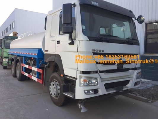6 x 4 caminhão de tanque da água de 20000L 371hp com sistema de pulverizador de Sinotruk Howo7