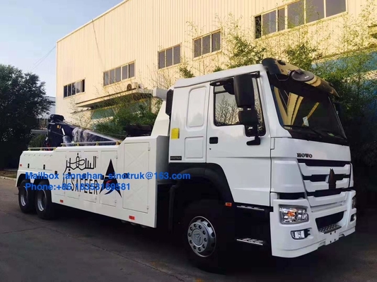 Lhd 10 roda o Euro pesado 2 do caminhão de reboque do Wrecker da estrada do caminhão 6*4 20t-30t da carga