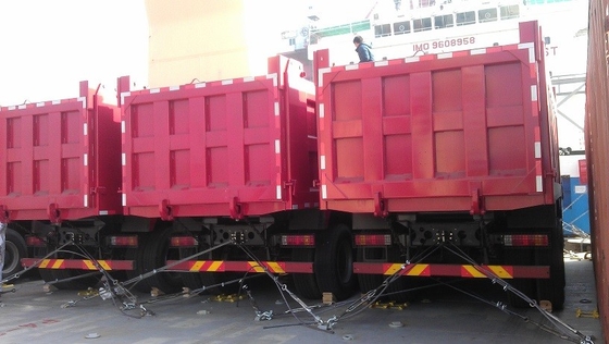 3 caminhão basculante resistente 371hp de Lhd Howo 6×4 do eixo para a indústria da construção