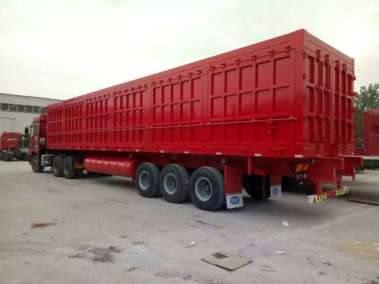 Carga útil máxima de 40 toneladas 12000*2500*3600mm dos reboques de Aço Caixa Van Resistente Semi