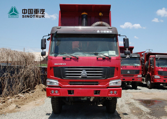 Cilindro de levantamento conservado em estoque do caminhão basculante 371hp 8x4 26CBM HYVA da mineração de SINOTRUK HOWO