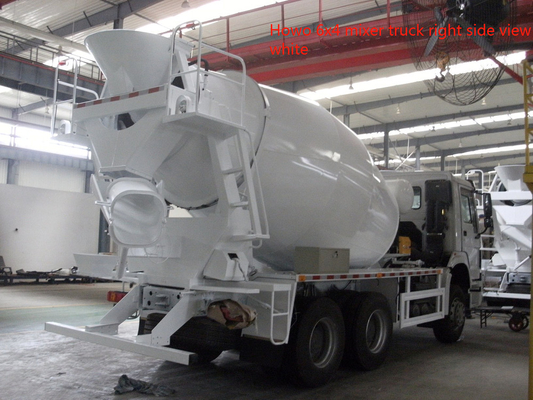 cor do branco do tanque 6x4 Lhd do misturador concreto de 336hp Sinotruk Howo7 10m3 8m3