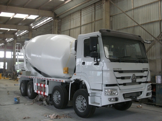 cor do branco do tanque 6x4 Lhd do misturador concreto de 336hp Sinotruk Howo7 10m3 8m3