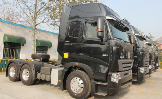 336hp caminhão do trator de Howo A7 Howo do Euro 3 no Iso branco da cor passado