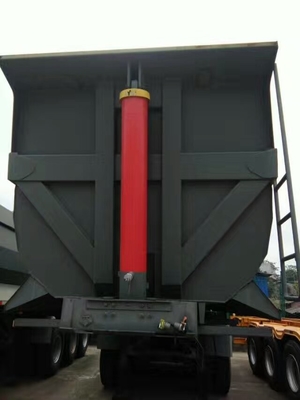 Reboque da descarga de Sinotruk Howo 40-60t semi com tampa superior do protetor lateral e da abertura elétrica
