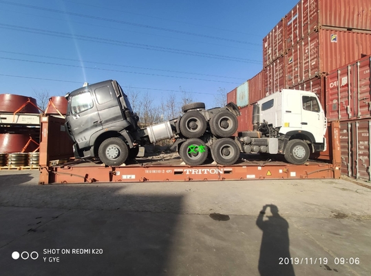 Caminhão do trator de A7 420hp Lhd 6x4 Sinotruk com o pino mestre Euro2 de 3,5 polegadas