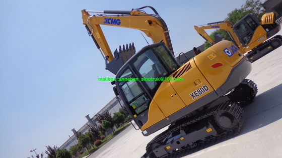 XCMG XE60D 6 de mini toneladas máquina da máquina escavadora da esteira rolante com sistema hidráulico