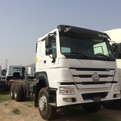 Padrão de emissão pesado branco do Euro II do caminhão da carga de SINOTRUK HOWO 6X4