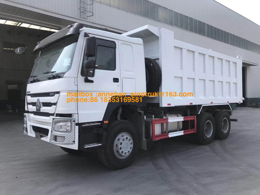 O sino Howo caminhão basculante 381hp 20M3 6x4 de levantamento dianteiro 10 de Euro4 roda de baixo nível de ruído