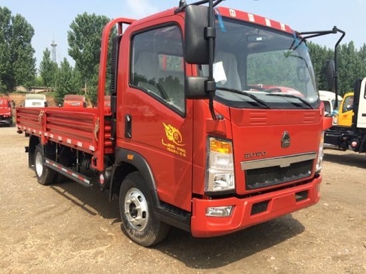 caminhão da carga da luz de Sinotruk Howo 4x2 do leito 150hp