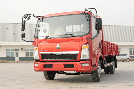 caminhão da carga da luz de Sinotruk Howo 4x2 do leito 150hp