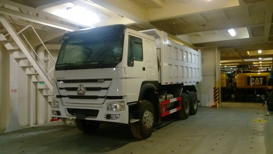 Caminhões de caminhão basculante 336hp de Sinotruk Howo 18M3 6x4 de levantamento meados de com 10 rodas Lhd Euro2