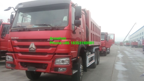 10 caminhão basculante das rodas 18M3 336hp Sinotruk Howo 6x4