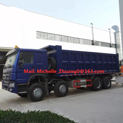 Cavalos-força resistentes 371hp dos caminhões de caminhão basculante de Sinotruk Howo 8*4