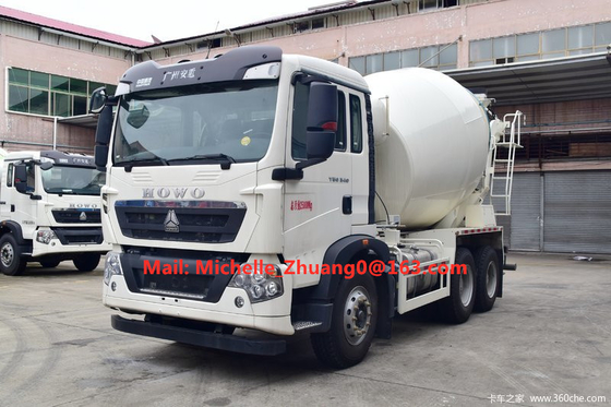 10 caminhão cúbico do misturador concreto das rodas 12 6x4 371hp Howo