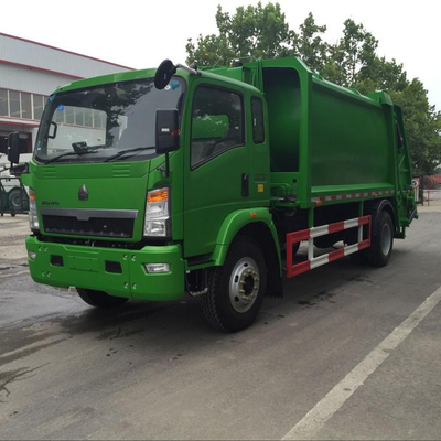 SINOTRUK HOWO 4*2 comprimiu o caminhão do compressor do lixo 12m3