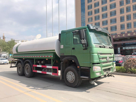 290hp modelo dos pneumáticos 2020 do caminhão de tanque 6x4 da água potável do ISO PassedSinotruk Howo 20m3 10 para a limpeza de City Road