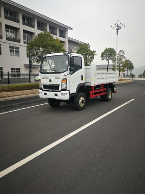 4x4 tipo médio de 8 toneladas do caminhão basculante ZZ1047E2815B180 Homan de Sinotruk do Euro 2