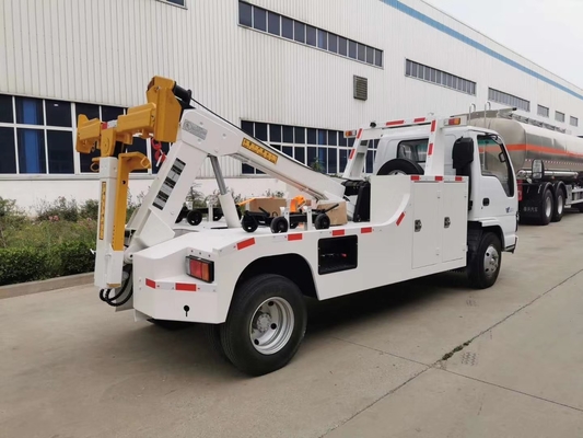 ISUZU 5 toneladas de salvamento claro de Tow Truck For City Road do Wrecker com eficiência de operação alta da caixa de engrenagens manual