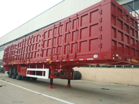 Carga útil máxima de 40 toneladas 12000*2500*3600mm dos reboques de Aço Caixa Van Resistente Semi