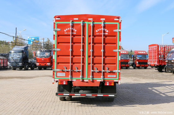 6 caminhão leve de 12 toneladas de Wheeler Cargo Truck Sinotruk HOWO com cor vermelha