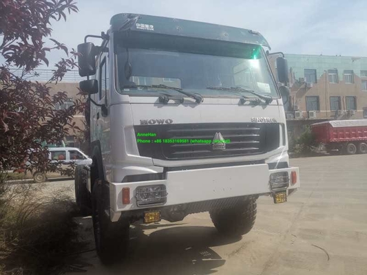 Caminhão do trator do branco 371hp 6x6 Howo 7 do pino mestre 90#