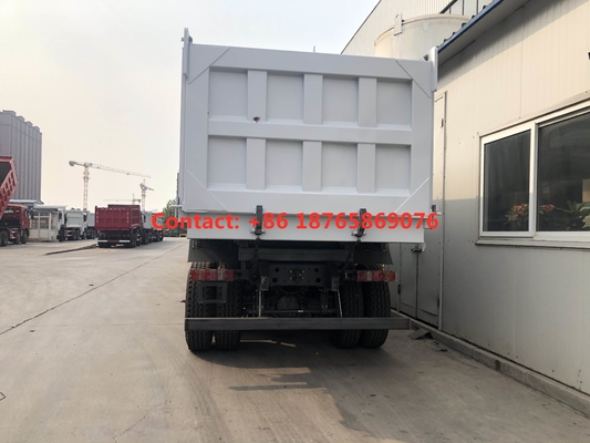 Caminhão basculante resistente diesel do combustível 450hp do táxi HW76