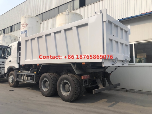Caminhão basculante resistente diesel do combustível 450hp do táxi HW76