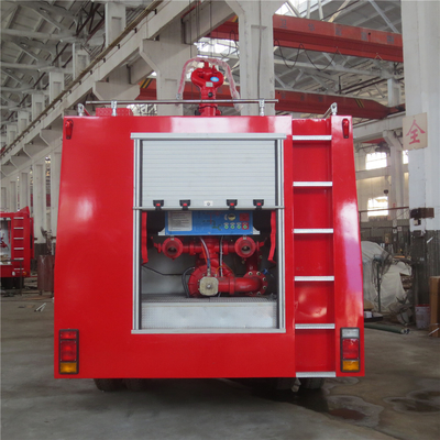 Caminhão vermelho da luta contra o incêndio de 140KW 5000L Dongfeng 4*2