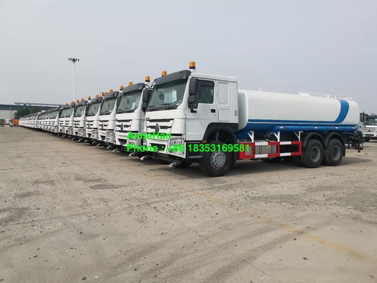 Caminhão do pulverizador de água de Sinotruk Howo 7 6x4 Q345B 20000L
