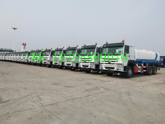 caminhão de tanque da água das rodas 6x4 336hp de 1500L Sinotruk Howo 10