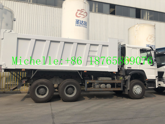 Caminhão basculante resistente de WD615.69 336hp para canteiros de obras