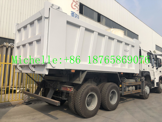 Caminhão basculante resistente de WD615.69 336hp para canteiros de obras