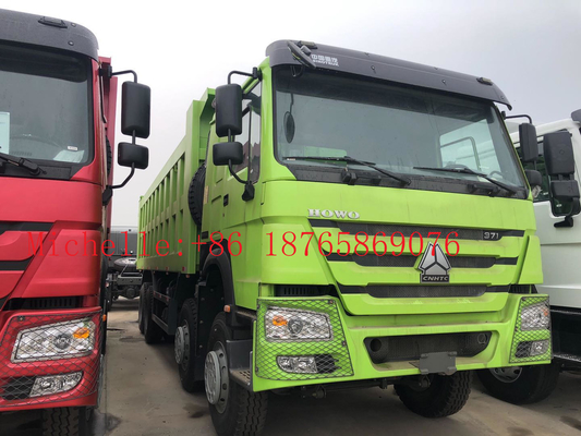3 eixo 30cbm 8*4 de 45 toneladas 12 Wheeler Dump Truck For 2 passageiros