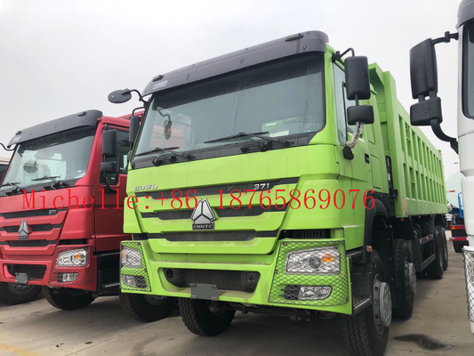 3 eixo 30cbm 8*4 de 45 toneladas 12 Wheeler Dump Truck For 2 passageiros
