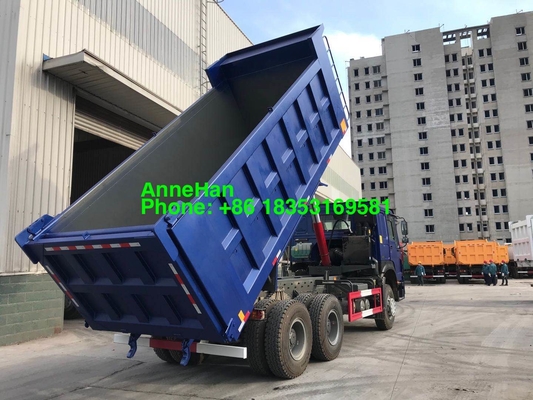 Caminhão basculante resistente azul Front Lifting de 20M3 40T LHD