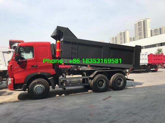 Euro de 380hp LHD 4 10 rodas Tipper Truck For Mining