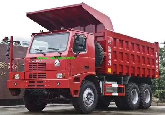 Caminhão basculante da mineração de ZZ5707S3840AJ 63Km/h 371hp LHD 70T