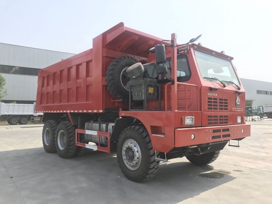 Caminhão basculante da mineração de ZZ5707S3840AJ 63Km/h 371hp LHD 70T