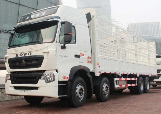 50 de SINOTRUK HOWO A7 8x4 da caixa toneladas de caminhão da estaca 336/371 de cavalo-força