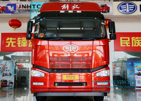 Caminhão do trator das rodas 350hp 10 6x4 do Euro 2 de Faw J6P com depósitos dobro