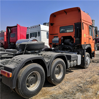 Caminhão principal ZZ4257V3241V do reboque alaranjado de Howo Sinotruk 371