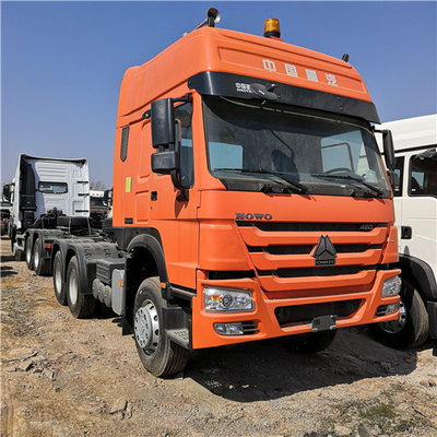 Caminhão principal ZZ4257V3241V do reboque alaranjado de Howo Sinotruk 371