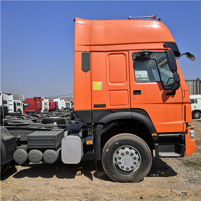 Caminhão principal ZZ4257V3241V do reboque alaranjado de Howo Sinotruk 371
